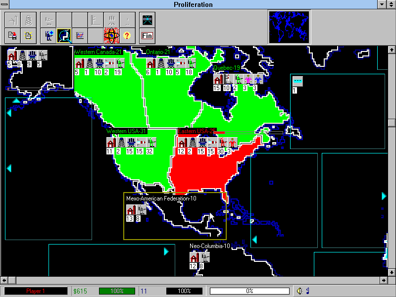 Gameplay of Proliferation
