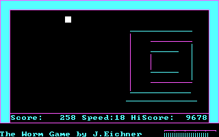 Gameplay of The Worm Game