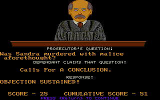 Gameplay of Objection!