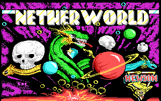 Title screen of Netherworld