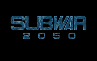 Title screen of Subwar 2050 (CD-ROM)