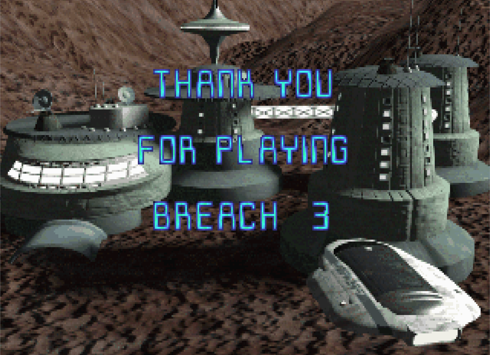 Title screen of Breach 3