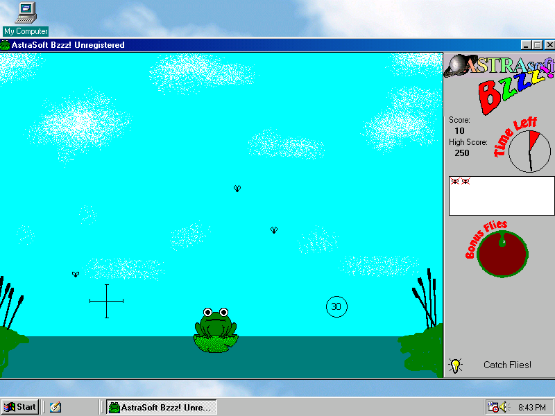 Gameplay of Bzzz!