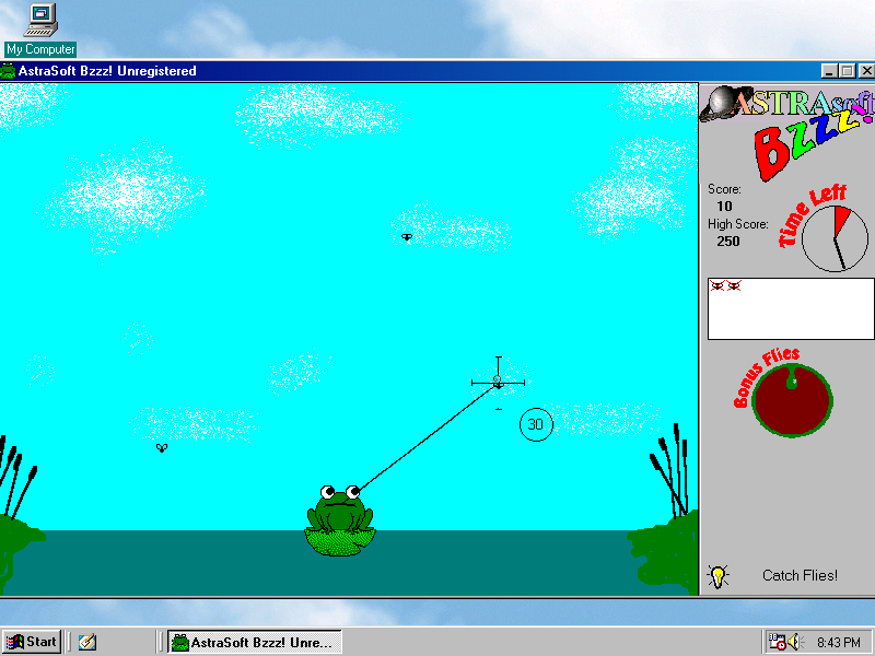 Gameplay of Bzzz!