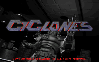 Title screen of CyClones