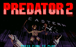 Title screen of Predator 2