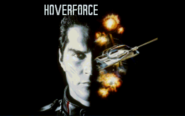 Title screen of Hoverforce