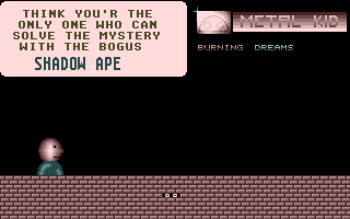 Title screen of Shadow Ape
