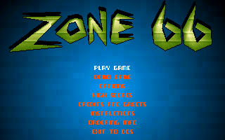 Title screen of Zone 66