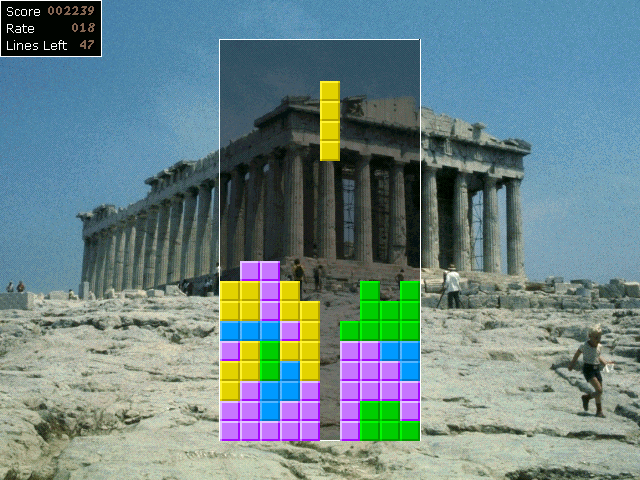Gameplay of Tetris Gold Professional