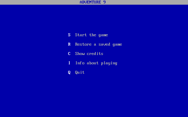 Title screen of Mysterious Adventure No. 9: Perseus and Andromeda