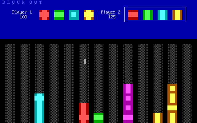 Gameplay of Block Out