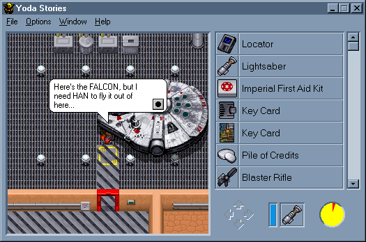 Gameplay of Star Wars: Yoda Stories