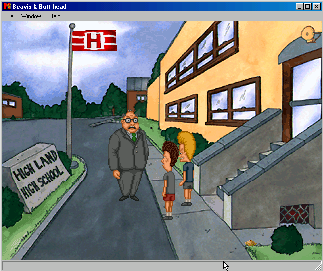 Gameplay of Beavis and Butt-Head in Virtual Stupidity