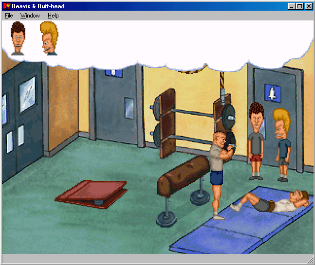 Gameplay of Beavis and Butt-Head in Virtual Stupidity