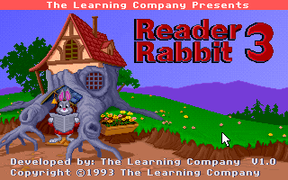 Title screen of Reader Rabbit 3