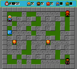 Gameplay of Bomberman