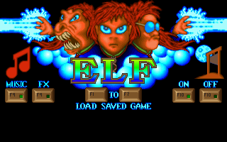 Title screen of Elf