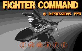 Title screen of Fighter Command