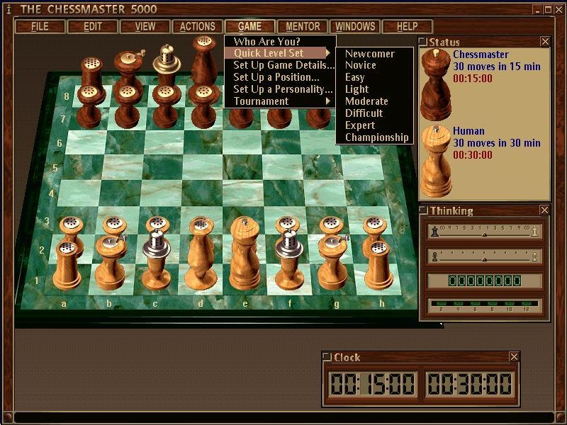 Gameplay of Chessmaster 5000