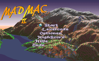Title screen of Mad Mac II
