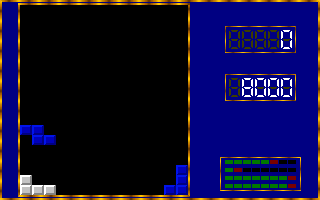 Gameplay of Mega Tetris