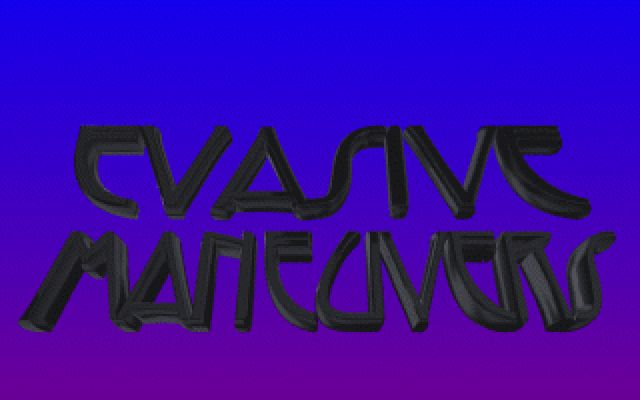 Title screen of Evasive Maneuvers