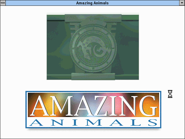 Title screen of Amazing Animals Activity Pack