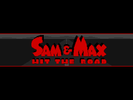 Title screen of Sam & Max Hit the Road