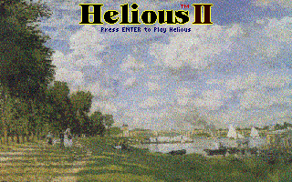 Title screen of Helious II