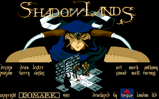 Title screen of Shadowlands