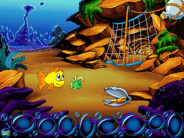 Gameplay of Freddi Fish 3: The Case of the Stolen Conch Shell