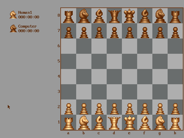 Title screen of Complete Chess System