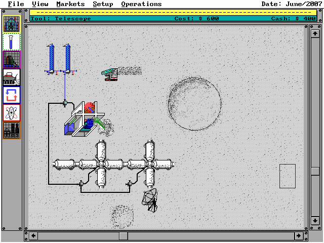 Gameplay of Moonbase