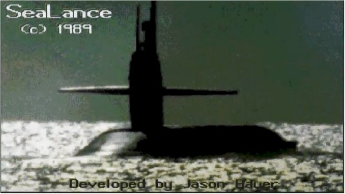 Title screen of SeaLance: The Bermuda Triangle