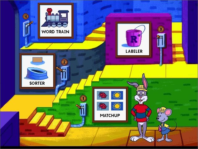 Gameplay of Reader Rabbit's Reading 1