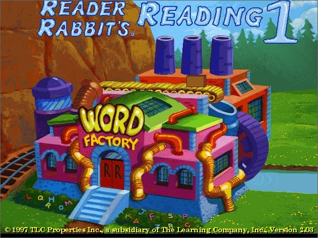 Title screen of Reader Rabbit's Reading 1
