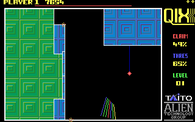 Gameplay of QIX