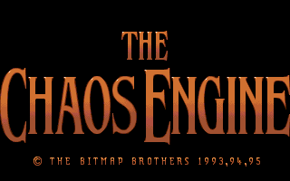 Title screen of The Chaos Engine