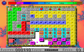 Gameplay of Bubble Blobb II