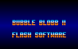 Title screen of Bubble Blobb II