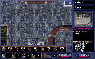 Gameplay of Alien Legacy