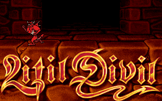 Title screen of Litil Divil
