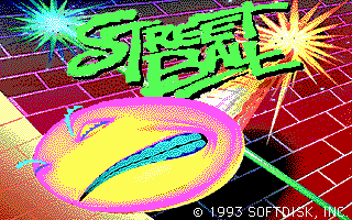 Title screen of Street Ball