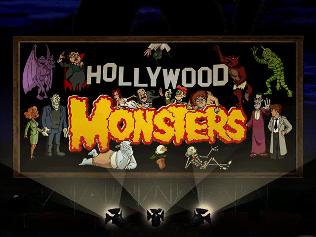 Title screen of Hollywood Monsters