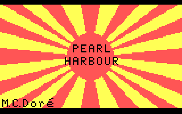 Title screen of Pearl Harbor