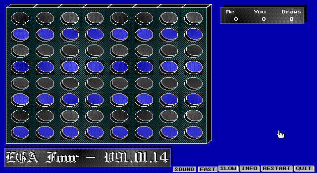 Title screen of EGA Four