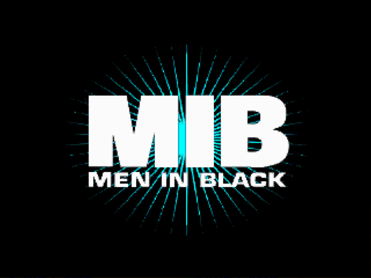 Title screen of Men in Black: The Game