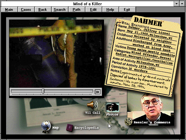 Gameplay of Mind of a Killer