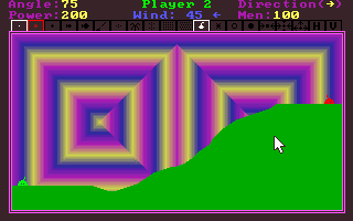 Gameplay of Tank Wars (1990)